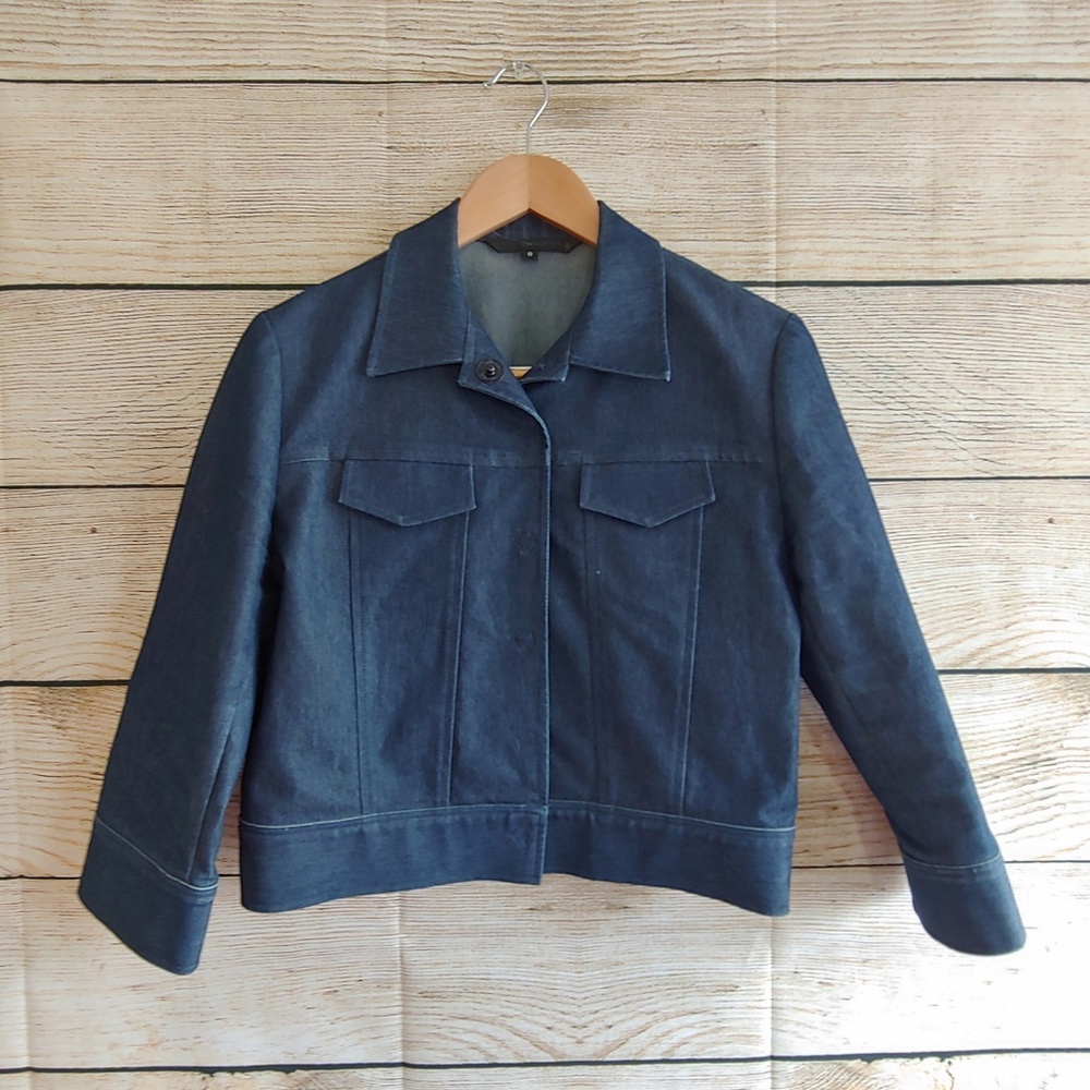 NWOT Guess Dark Demin Jean Jacket 8